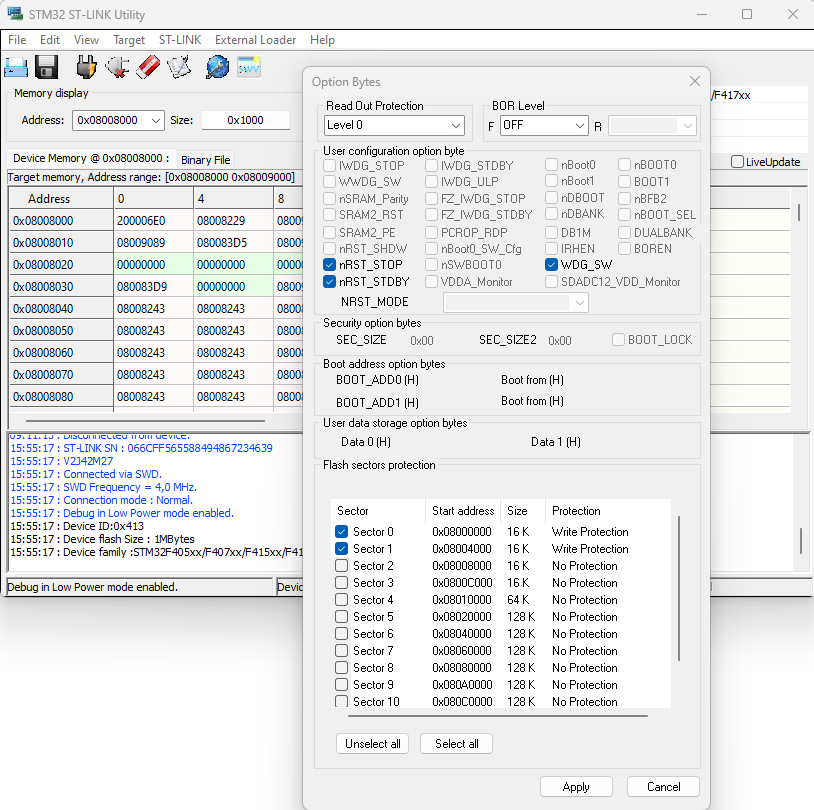 checking-option-bytes-using-stm32-st-link-utility-tool