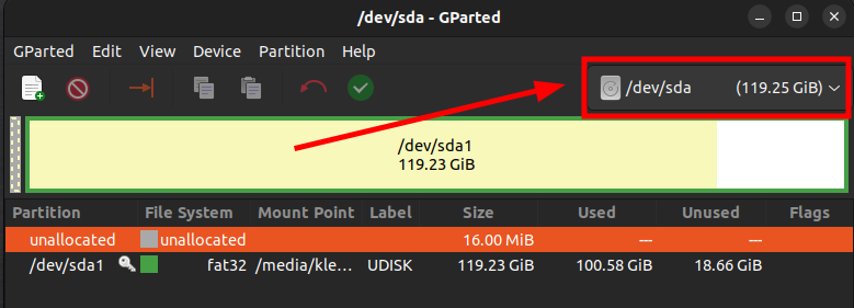 gparted-select-sd-card