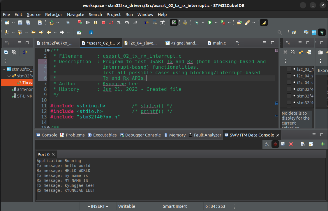 usart-application-2-testing-stm32cubeide