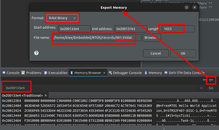 exporting-memory