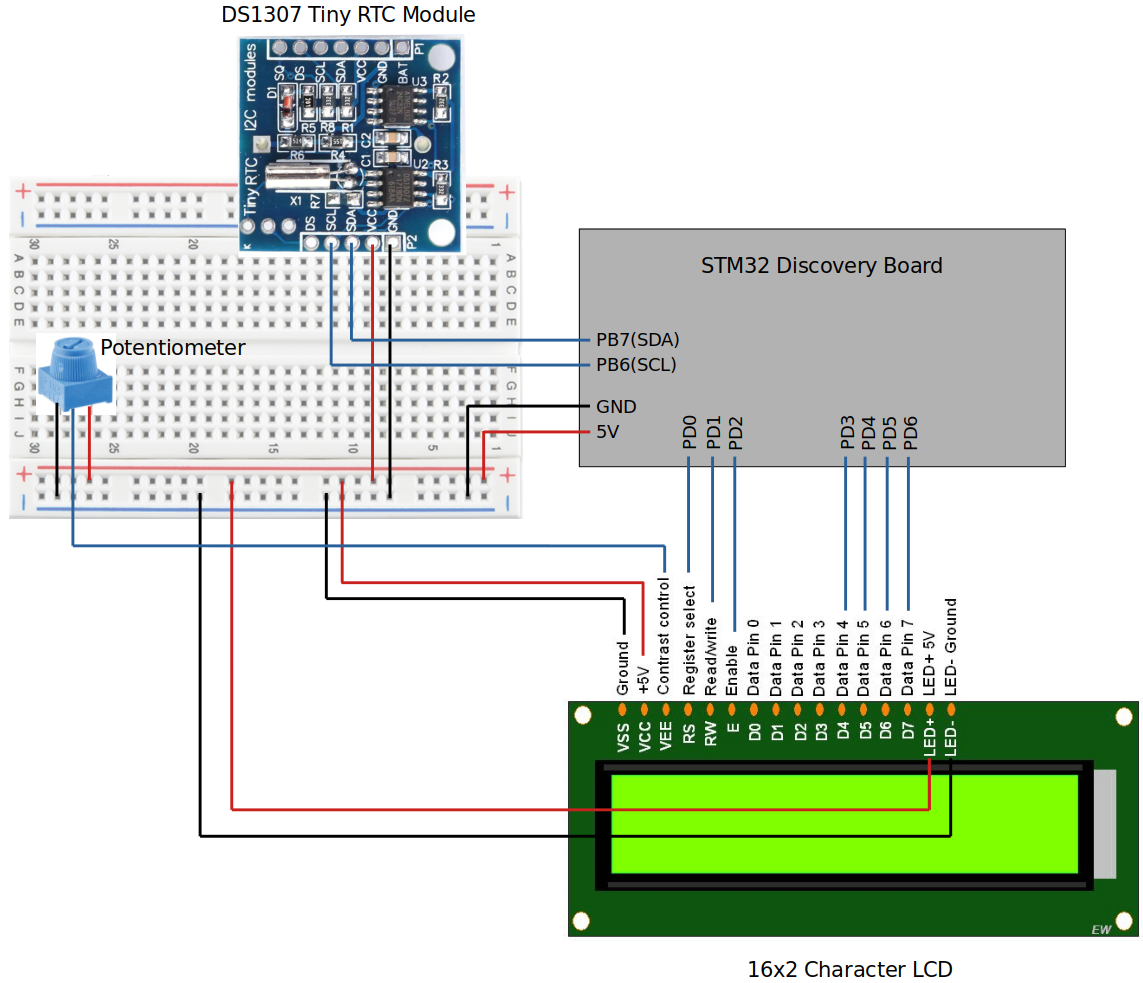 lcd-digital-clock-wiring