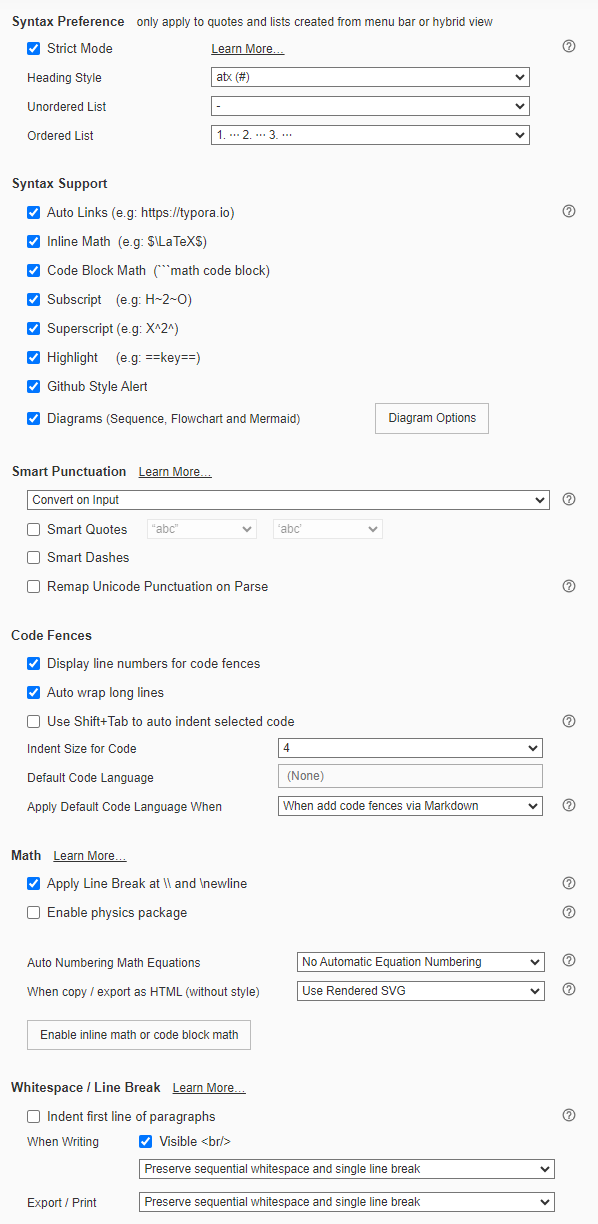 typora-markdown-settings